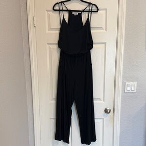 Michael Stars Black Sleeveless Jumpsuit